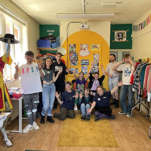 The Esteem Team poses after a successful clothes swap event