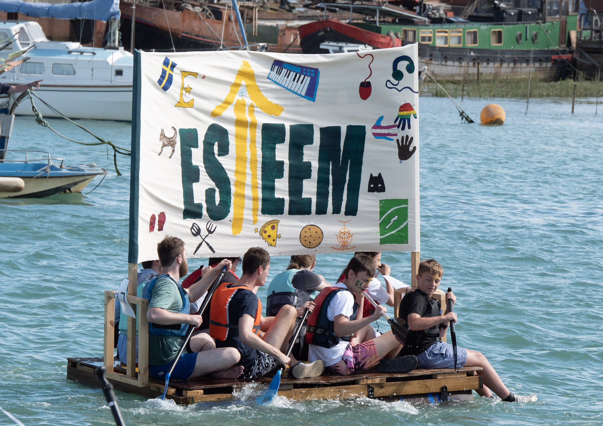 Young adults on Esteem Raft